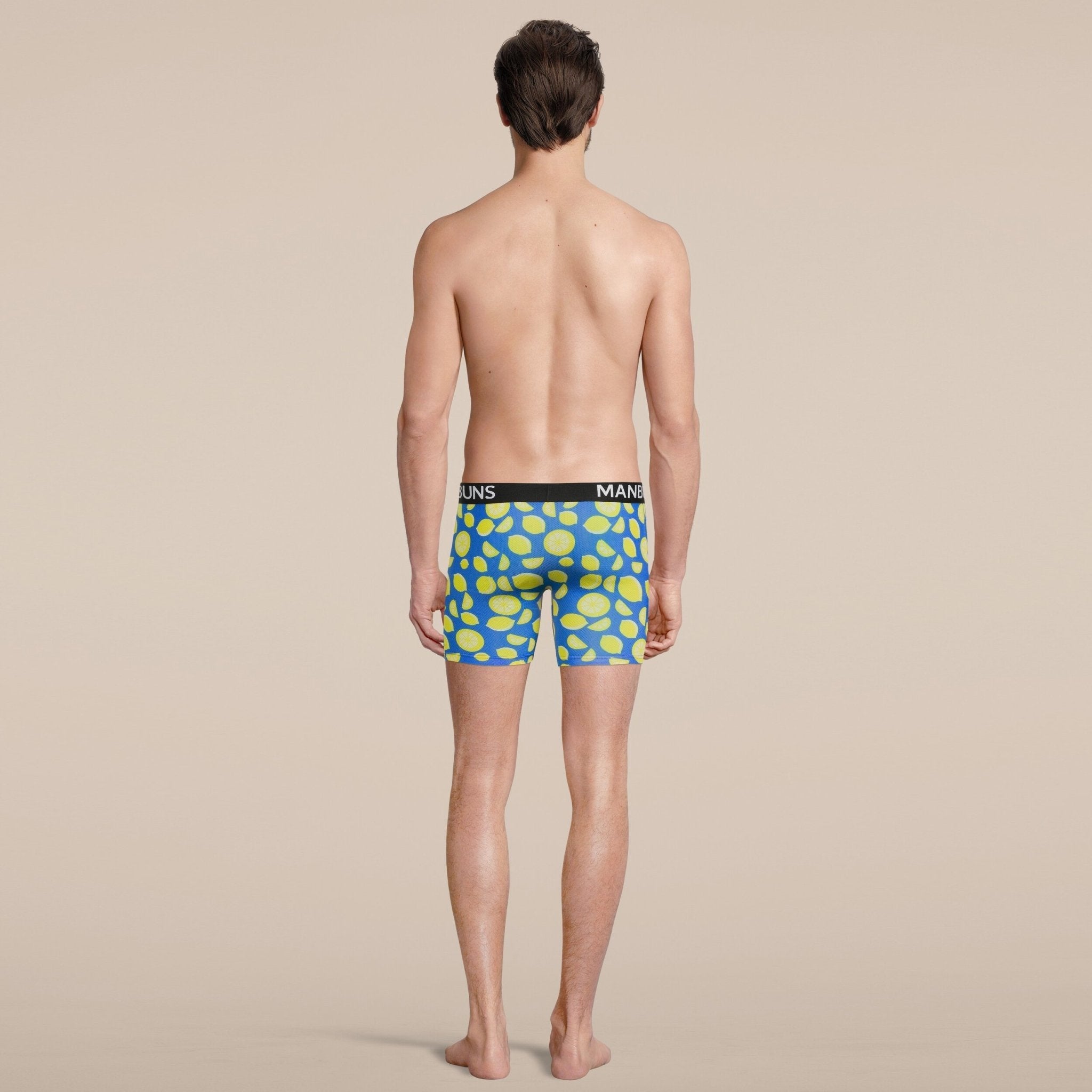Men's Lemon Boxer Brief Underwear-3
