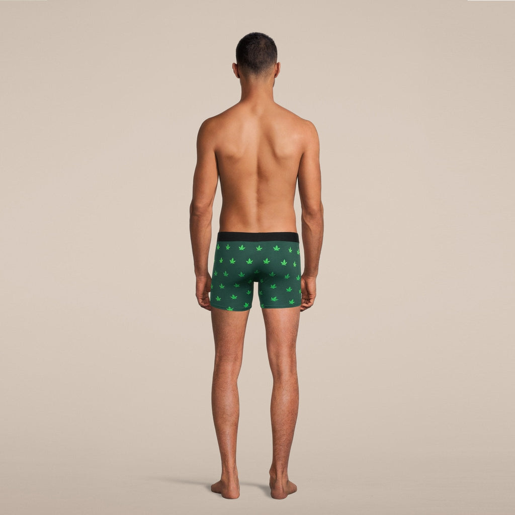 Men's Weed Boxer Brief Underwear with Pouch-3