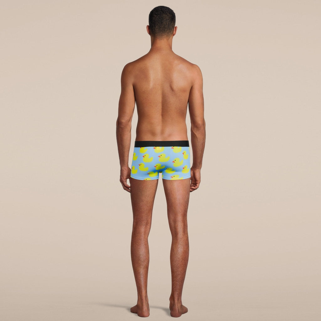 Men's Rubber Duckies Boxer Trunk Underwear with Pouch-3